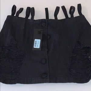 CARMAR Denim Mini Skirt